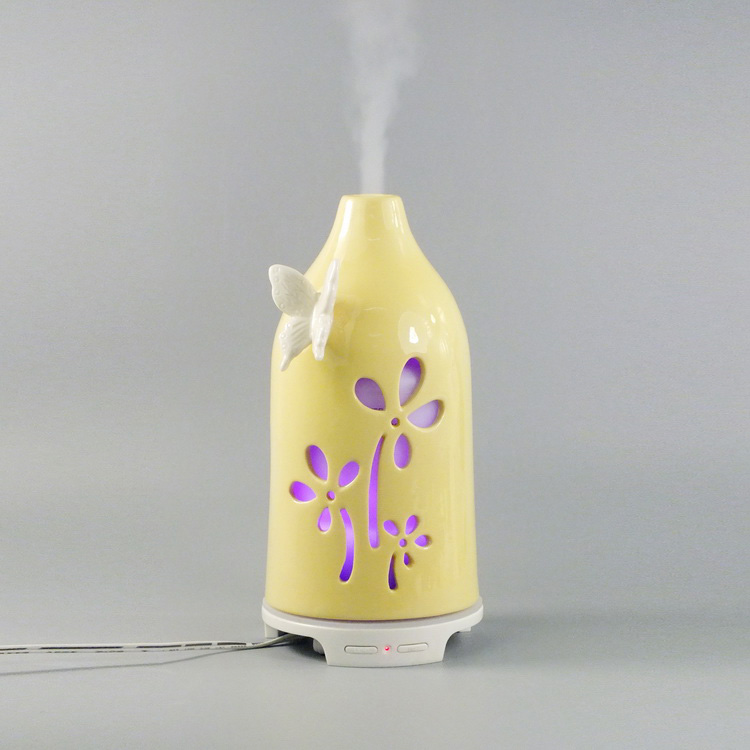Yellow butterfly aroma diffuser
