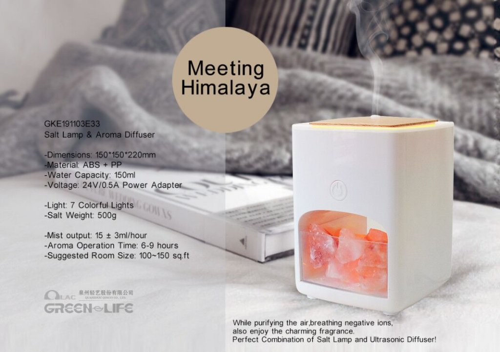 Difusor de aromas Green-Life-Salt-Lamp