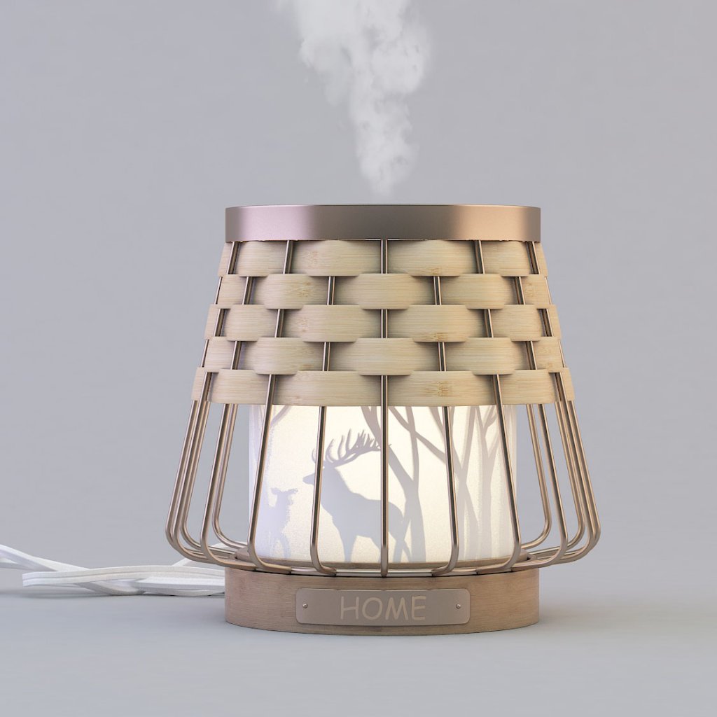 Difusores ultrasónicos de aroma aromaterapia esencial de metal GLEA2125M-Z